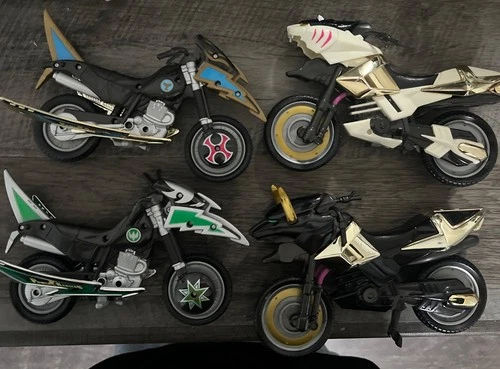 Lot of (4) Vintage Power Rangers Bikes