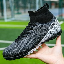 Boys Football Boots New Outdoor Sports Shoes Junior Astro Turf Casual Size 2.5