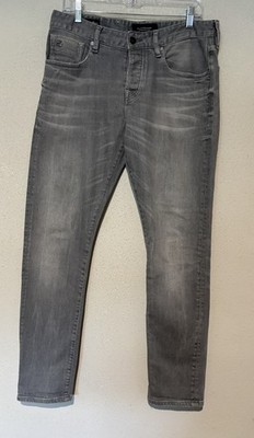 Scotch & Soda Ralston Jeans Mens 32x32 Gray Slim Fit Button Fly Amsterdam B29