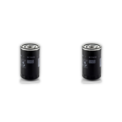 2x Ölfilter MANN-FILTER W 719/30 für Audi VW Seat Skoda 80 B3 200 C3 Coupe