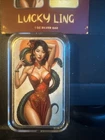 Bullion Baddies Chinese New Year Lucky Ling 1 oz Silver Bar Colored With COA!