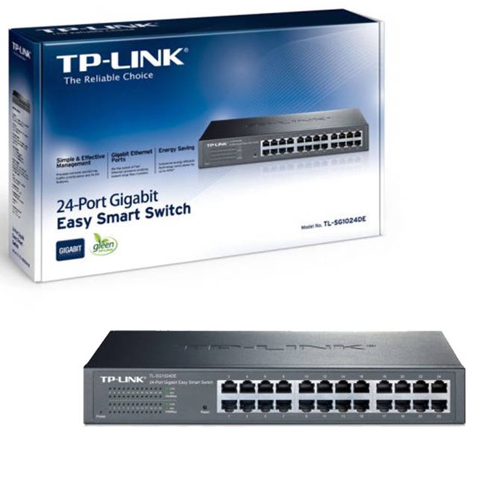 Tp-Link Green Tl-Sg1024de Network Switch Managed L2 Gigabit Ethernet (10/100 - Image 2