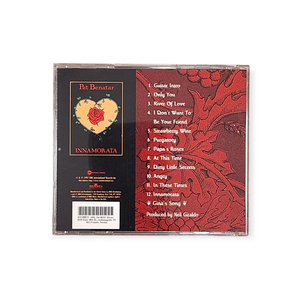 Pat Benatar Innamorata CD Rock 1997 BMG International Foto 2 de 3