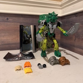 LEGO BIONICLE Lewa Nuva 8567 bonus green masks manual mini comic books Read