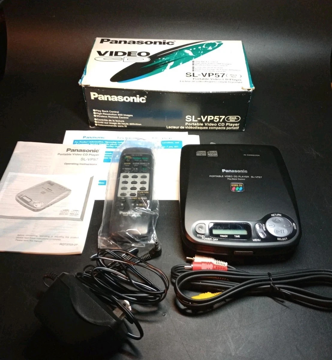 松下黑色个人CD 播放器| eBay