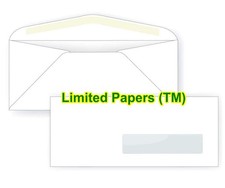  10 Right Hand Window Envelope - 24 White 4 1/8 x 9 1/2 - Box of 250