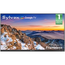 Sylvox 65in Outdoor TV Thinner Bezel Waterproof IP56 Smart 1000nits Frameless