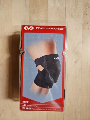 McDavid 646 Volleyball Knieschoner Knieschützer schwarz XL 43-50cm wie neu