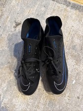 Nike Men s Zoom Superfly 9 Elite FG Shadow Black/chrome Hyper Royal Size 8