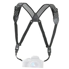 DSLR Camera Strap Chest Harness with Quick Release Buckles Neoprene Polka Dot