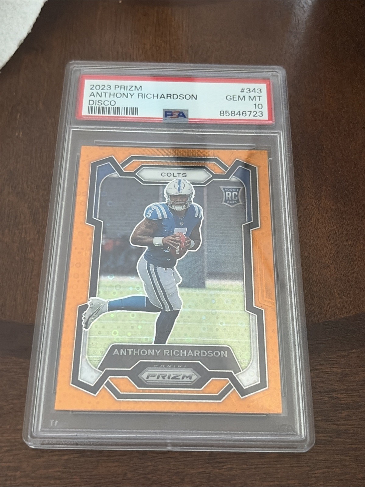 Anthony Richardson Panini Prizm #343 Disco