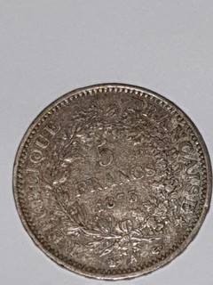 5 Francs Frankreich 1875 Hercules