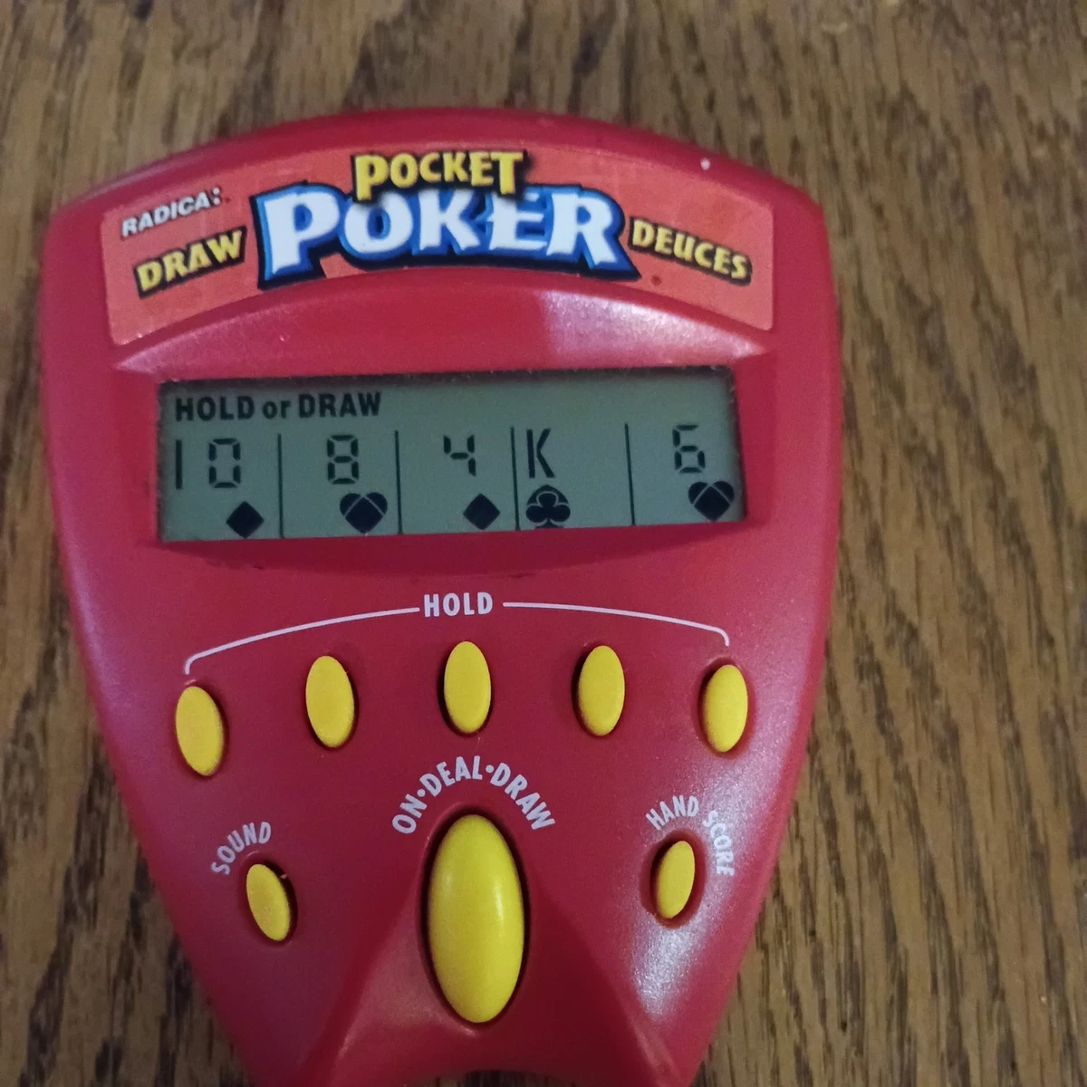 Radica Pocket Poker #17008 – Gioco LCD Palmare 2006 Mattel, Draw Poker & Deuces Wild - 3