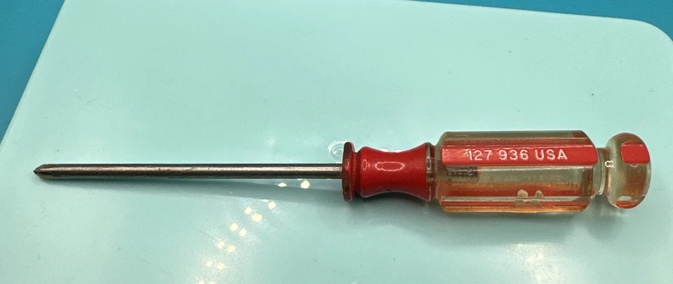 Master Mechanic 4-5/8” Long Pocket Screwdriver Model No. 127 936 See Photo’s ! - Image 3 of 3