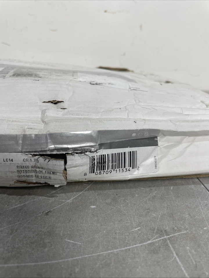 Rotor de freno delantero ventilado plateado ACDelco 18A2461A para Ford Expedition 2007-2025 Foto 3 de 3