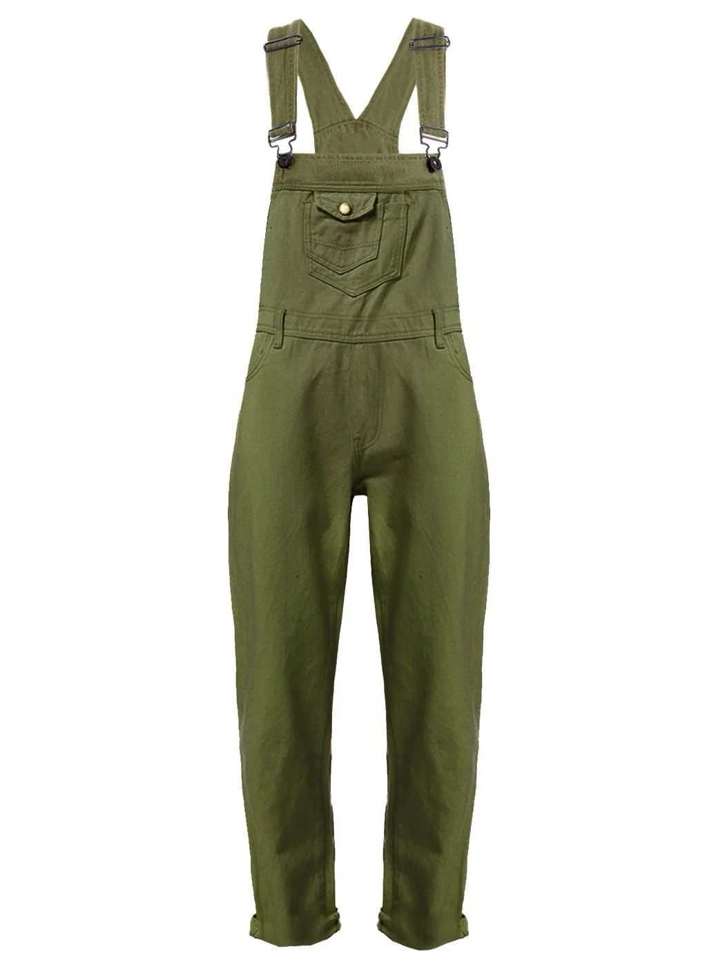 Women’s Olive Green Cotton Overalls XXL Straight Leg Fashion Bibs Denim Stretch
Opens in a new windo