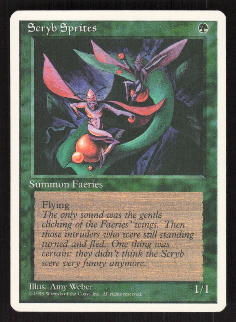 1995 Scryb Sprites Fourth Edition MTG