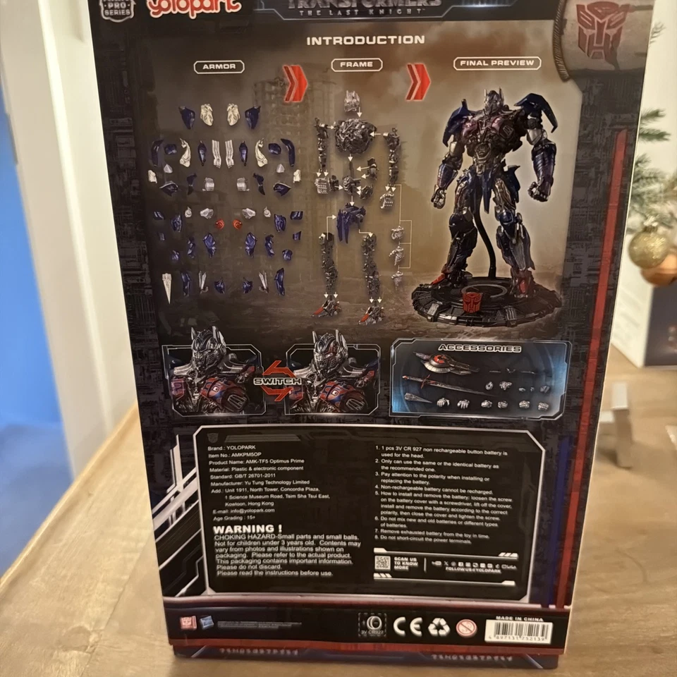Yolopark Transformers The Last Knight AMK PRO Series Optimus Prime Model Kit new - Image 3 of 4
