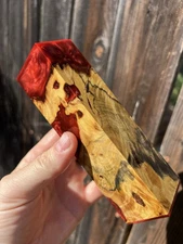 Stabilized Buckeye Burl Hybrid Resin, Duck Call, Knife Scales, Pen Blanks
