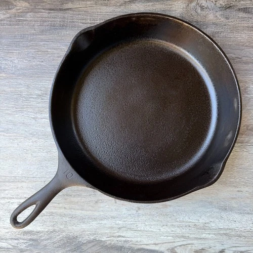 Vtg Wagner Ware Sidney 1060S No 10 Cast Iron Skillet USA