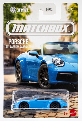 2026 Matchbox European Series #5 Porsche 911 Carrera Cabriolet