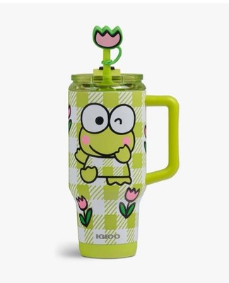 KEROPPI + Den Den Sanrio 32oz Tumbler Igloo Stainless Steel Flip N Sip Green New