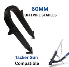 60mm Underfloor Heating Ufh Pipe Clip Staples fit 16mm Pipe works with 12-20mm