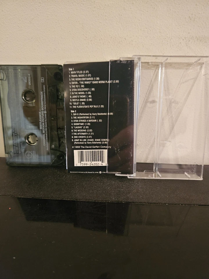 BEETLEJUICE Various 1988 CASSETTE TAPE DANNY ELFMAN ORIGINAL MUSIC SOUNDTRACK - Image 3 of 4