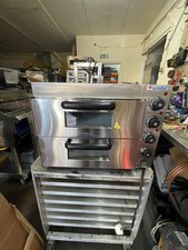 Commercial Electric Pizza Oven EP2PR Double Deck Bakery Machine Stainless Steel