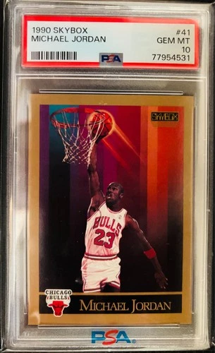 1990 Skybox Michael Jordan #41 Graded PSA 10 Gem Mint!