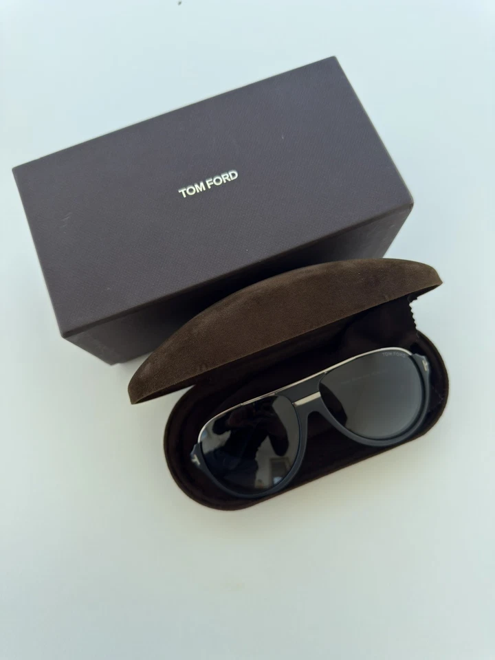 Tom Ford Dimitry TF334 02W Sunglasses Black With Case Box - Imagen 2 de 4