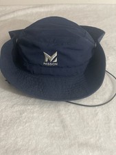 Mission Cooling Boonie Hat Navy Blue Adjustable UPF 50 Sun Protection Outdoor