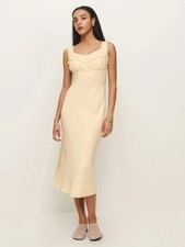 Reformation Hildie Silk Dress