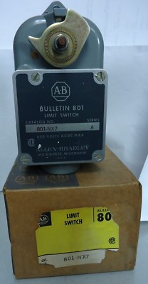 Neu Allen Bradley 801-NX7 Endschalter 600 Volt Serie A Neu im Karton