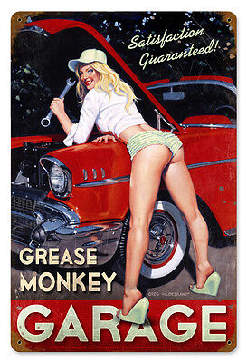 Grease Monkey Garage >> GREASE MONKEY Garage Car Art Pinup Hildebrandt Vintage ... Grease Monkey Garage >> GREASE MONKEY Garage Car Art Pinup Hildebrandt Vintage ...