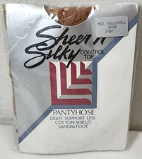 Top Care Pantyhose Medium Tall Nude Sandalfoot Women's 