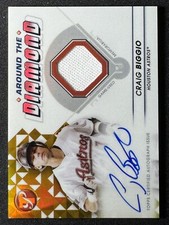 CRAIG BIGGIO Auto 2023 Topps Pristine GOLD Refractor /50 Diamond Relic ASTROS SP