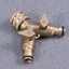 Indexbild 3 - 2 Wege 3/4" Wasserverteiler Messing Gartenschlauch Wasser Gardena Wasserhahn KG