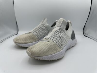 Nike Phantom Run Flyknit 2 Pure Platinum White CJ0280-100 Womens Size 9.5