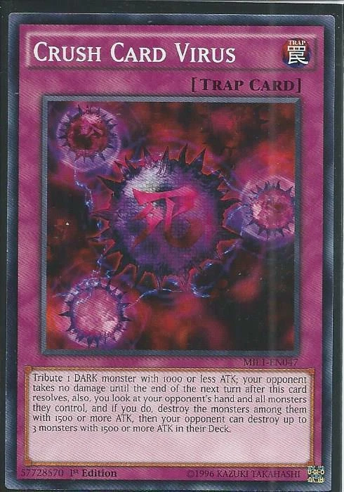 Crush Card Virus Yu-Gi-Oh! TCG Individual Trading Card Games for