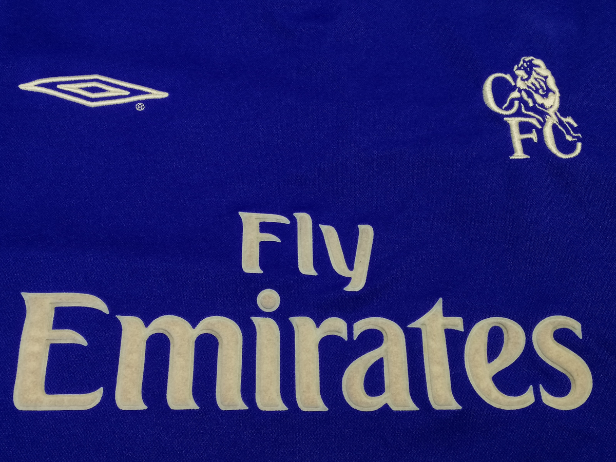 Chelsea 2001 - 2003 home vintage football shirt jersey Umbro size