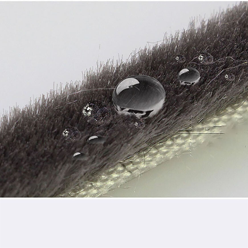 Draught Excluder Brush Pile Seal Film Window Door Sealing Strip fit 6-12mm Gap