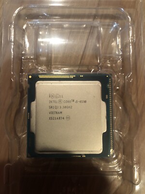 Intel Core i5-4590 Processor WITH CPU COOLER (3.3 GHz, 4 Cores, LGA 1150)