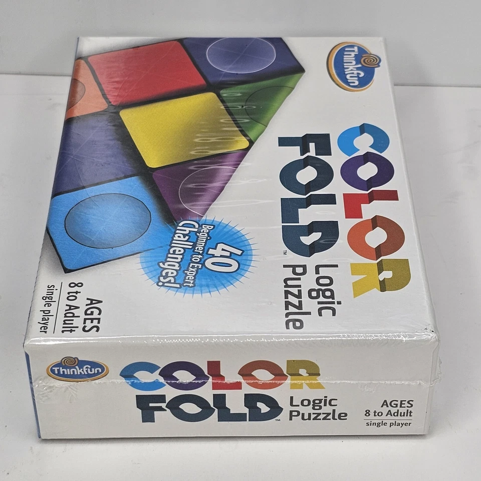 Color Fold Logic Puzzle Thinkfun Single Player Age 8 To Adult Spatial Perception - Image 4 of 4