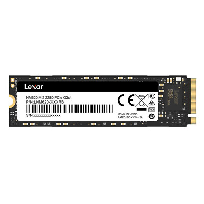 LEXAR 256GB M.2 PCIe NVMe NM620 Internes SSD Laufwerk TLC 3000 MB/s Festplatte