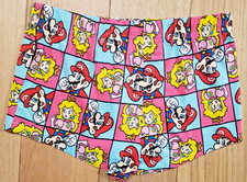 Women's Super Mario Bros. Movie Princess Peach Boxer Sleep Shorts X-Large XL NEW