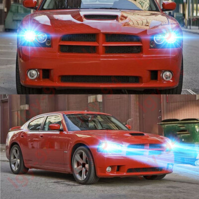 2007 dodge charger fog light bulb For Dodge Charger 2006 2007 2008 2009 2010 -2X 8000K LED Headlight Low Beam  Bulb