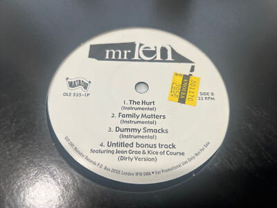 MR. LEN - PITY THE FOOL (VINYL EP) 2001!! RARE!! JEAN GRAE + MURS