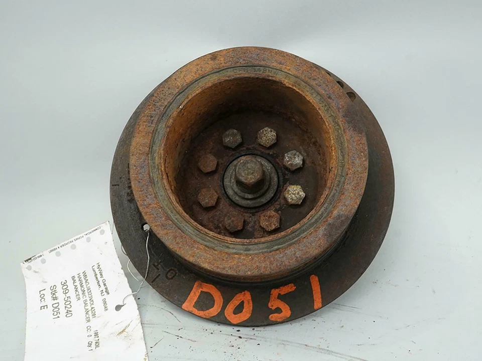 1997 - 2001 Bmw 7 Series E38 5.4 Liter At Harmonic Balancer Pulley Engine Oem Foto 4 de 4