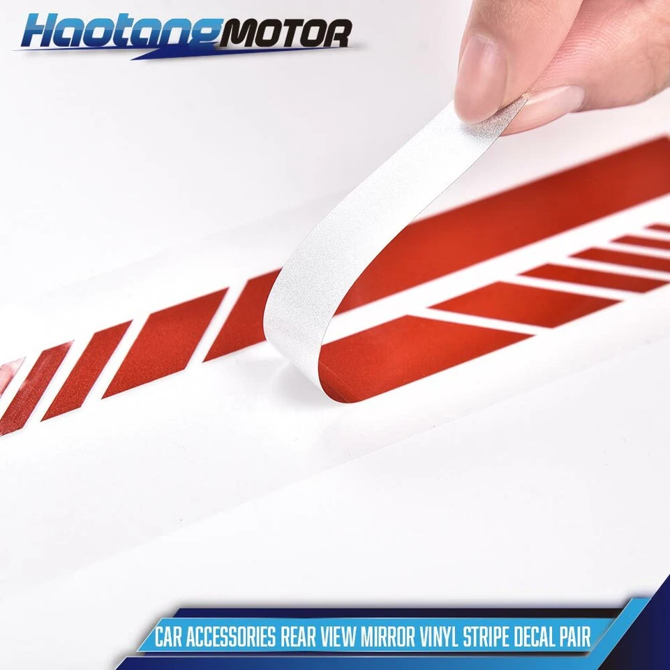 Rearview Mirror Carbon Fiber 5D Sticker Vinyl Stripe Decal Accessories For Car Foto 4 de 4